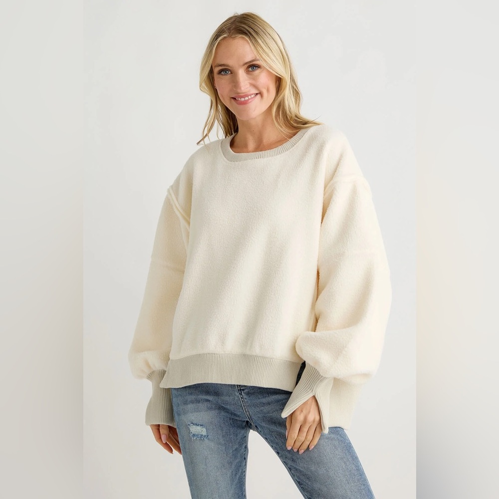 🎉LAST PIECE🎉Free People We The Free Cozy Camden Sweatshirt - Picture 4 of 10